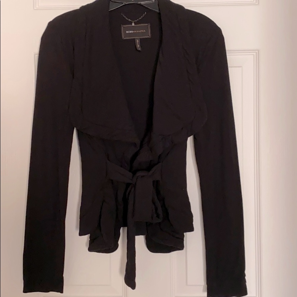 Comfy & Chic Black BCBGMaxAzria Cardigan